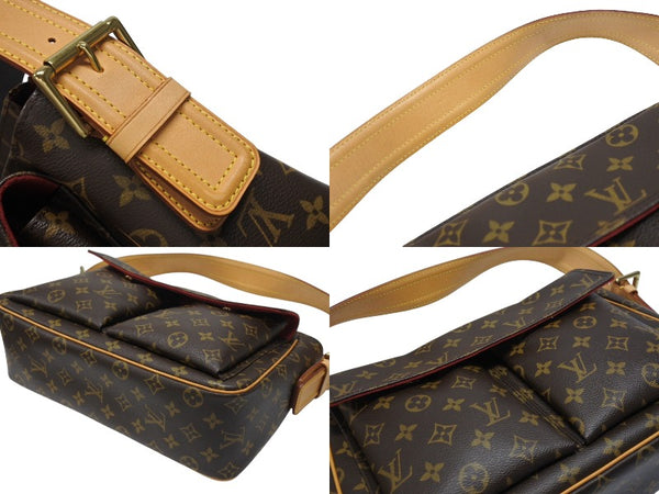 極美品 LOUISVUITTON ルイヴィトン ヴィバシテGM ワンショルダーバッグ M51163 モノグラム PVC レザー ゴールド金具 中古 4b005907