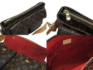極美品 LOUISVUITTON ルイヴィトン ヴィバシテGM ワンショルダーバッグ M51163 モノグラム PVC レザー ゴールド金具 中古 4b005907