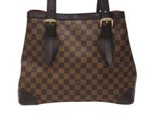 Load image into Gallery viewer, 極美品 LOUIS VUITTON ルイヴィトン ハムステッドMM トートバッグ N51204 ダミエライン ダミエキャンバス ブラウン 中古 4b005908