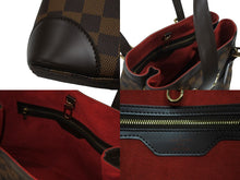 Load image into Gallery viewer, 極美品 LOUIS VUITTON ルイヴィトン ハムステッドMM トートバッグ N51204 ダミエライン ダミエキャンバス ブラウン 中古 4b005908