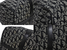 Load image into Gallery viewer, Christian Dior クリスチャンディオール トロッター ボストンバッグ ハンドバッグ ネイビー 美品 中古 4b005911