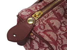 Load image into Gallery viewer, Christian Dior クリスチャンディオール トロッター ミニボストンバッグ ハンドバッグ レッド 美品 中古 4b005912