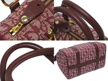 Load image into Gallery viewer, Christian Dior クリスチャンディオール トロッター ミニボストンバッグ ハンドバッグ レッド 美品 中古 4b005912