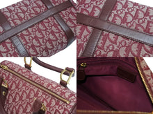 Load image into Gallery viewer, Christian Dior クリスチャンディオール トロッター ミニボストンバッグ ハンドバッグ レッド 美品 中古 4b005912