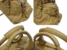 画像をギャラリービューアに読み込む, Chloe クロエ パディントン ショルダーバッグ ハンドバッグ 020651 5276 レザー ベージュ ゴールド金具 美品 中古 4b005929