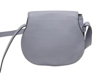 Load image into Gallery viewer, Chloe クロエ MARCIE SMALL SADDLE BAG マーシー スモールサドルバッグ CHC22AS680I3149V カーフスキン ブルー 美品 中古 4b005930