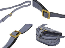 Load image into Gallery viewer, Chloe クロエ MARCIE SMALL SADDLE BAG マーシー スモールサドルバッグ CHC22AS680I3149V カーフスキン ブルー 美品 中古 4b005930