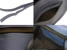 Load image into Gallery viewer, Chloe クロエ MARCIE SMALL SADDLE BAG マーシー スモールサドルバッグ CHC22AS680I3149V カーフスキン ブルー 美品 中古 4b005930