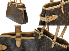 画像をギャラリービューアに読み込む, 極美品 LOUIS VUITTON ルイヴィトン ハンドバッグ バティニョールオリゾンタル M51154 モノグラム ブラウン 中古 4b005932