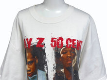 画像をギャラリービューアに読み込む, VINTAGE ヴィンテージ JAY-Z 50CENT ニューヨーク 入手困難 ROC 半袖Tシャツ ホワイト サイズL 美品 中古 4b005944