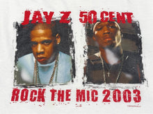 画像をギャラリービューアに読み込む, VINTAGE ヴィンテージ JAY-Z 50CENT ニューヨーク 入手困難 ROC 半袖Tシャツ ホワイト サイズL 美品 中古 4b005944