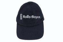 画像をギャラリービューアに読み込む, ROLLS ROYCE ロールスロイス RR キャップ 帽子 ブランドロゴ コットン 中国製 ネイビー ワンサイズ 美品 中古 4b005945