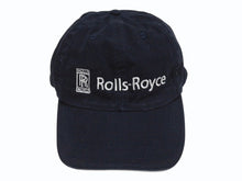画像をギャラリービューアに読み込む, ROLLS ROYCE ロールスロイス RR キャップ 帽子 ブランドロゴ コットン 中国製 ネイビー ワンサイズ 美品 中古 4b005946