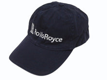 画像をギャラリービューアに読み込む, ROLLS ROYCE ロールスロイス RR キャップ 帽子 ブランドロゴ コットン 中国製 ネイビー ワンサイズ 美品 中古 4b005946