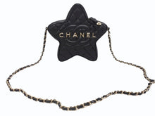 Load image into Gallery viewer, 新品同様 CHANEL シャネル スターシェイプ チェーンショルダーバッグ AS4579 ランダム番台 ココマーク ラムスキン ブラック 中古 4b005951