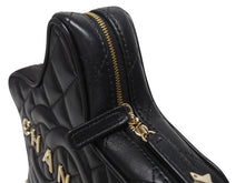 Load image into Gallery viewer, 新品同様 CHANEL シャネル スターシェイプ チェーンショルダーバッグ AS4579 ランダム番台 ココマーク ラムスキン ブラック 中古 4b005951