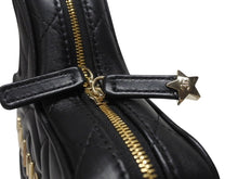 Load image into Gallery viewer, 新品同様 CHANEL シャネル スターシェイプ チェーンショルダーバッグ AS4579 ランダム番台 ココマーク ラムスキン ブラック 中古 4b005951