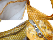 画像をギャラリービューアに読み込む, 新品同様 GOYARD ゴヤール ボエム ホーボーバッグ イエロー BOHEMEPMLTY33CL33P コーティングキャンバス シルバー金具 中古 4b005954