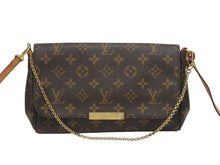 画像をギャラリービューアに読み込む, LOUIS VUITTON ルイヴィトン モノグラム フェイボリットPM ショルダーバッグ M40717 ブラウン ゴールド金具 美品 中古 4b005966
