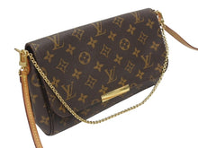 画像をギャラリービューアに読み込む, LOUIS VUITTON ルイヴィトン モノグラム フェイボリットPM ショルダーバッグ M40717 ブラウン ゴールド金具 美品 中古 4b005966