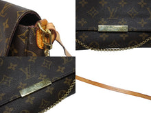 画像をギャラリービューアに読み込む, LOUIS VUITTON ルイヴィトン モノグラム フェイボリットPM ショルダーバッグ M40717 ブラウン ゴールド金具 美品 中古 4b005966