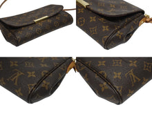 画像をギャラリービューアに読み込む, LOUIS VUITTON ルイヴィトン モノグラム フェイボリットPM ショルダーバッグ M40717 ブラウン ゴールド金具 美品 中古 4b005966