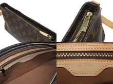 画像をギャラリービューアに読み込む, LOUIS VUITTON ルイヴィトン トローター ショルダーバッグ M51240 モノグラム ブラウン レザー PVC 美品 中古 4b005969