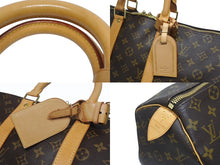 画像をギャラリービューアに読み込む, 極美品 LOUIS VUITTON ルイヴィトン モノグラム キーポル45 ボストンバッグ M41428 PVC ヌメ革 ブラウン ゴールド金具 中古 4b005972