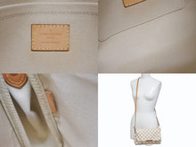 画像をギャラリービューアに読み込む, LOUIS VUITTON ルイヴィトン フェイボリットPM ショルダーバッグ N41277 ダミエ アズール PVC レザー ホワイト グレー 美品 中古 4b005976