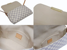 画像をギャラリービューアに読み込む, LOUIS VUITTON ルイヴィトン フェイボリットPM ショルダーバッグ N41277 ダミエ アズール PVC レザー ホワイト グレー 美品 中古 4b005976