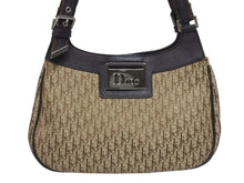 画像をギャラリービューアに読み込む, Christian Dior クリスチャンディオール ワンショルダーバッグ 57-BM-0065 トロッター柄 キャンバス レザー ガリアーノ期 美品 中古 4b005979