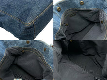 画像をギャラリービューアに読み込む, 極美品 CHANEL シャネル デニム トートバッグ 5番台 ココマーク ココステッチ インディゴブルー イタリア製 中古 4b005988