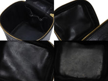 Load image into Gallery viewer, CHANEL シャネル バニティバッグ ハンドバッグ A01998 6番台 キャビアスキン ココマーク ブラック ゴールド金具 美品 中古 4b005989