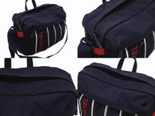 Load image into Gallery viewer, CHANEL シャネル スポーツライン ココマーク 刺繍 ショルダーバッグ 12番台 キャンバス ネイビー 美品 中古 4b005990