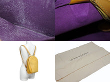 画像をギャラリービューアに読み込む, LOUIS VUITTON ルイヴィトン エピ マビヨン リュックサック バックパック M52239 エピレザー タッシリイエロー 美品 中古 4b005991