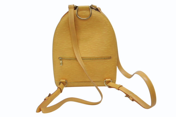 LOUIS VUITTON ルイヴィトン エピ マビヨン リュックサック バックパック M52239 エピレザー タッシリイエロー 美品 中古 4b005991