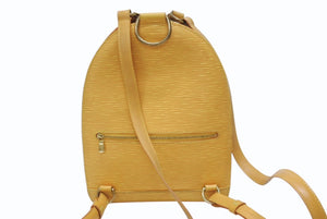 LOUIS VUITTON ルイヴィトン エピ マビヨン リュックサック バックパック M52239 エピレザー タッシリイエロー 美品 中古 4b005991