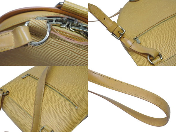 LOUIS VUITTON ルイヴィトン エピ マビヨン リュックサック バックパック M52239 エピレザー タッシリイエロー 美品 中古 4b005991