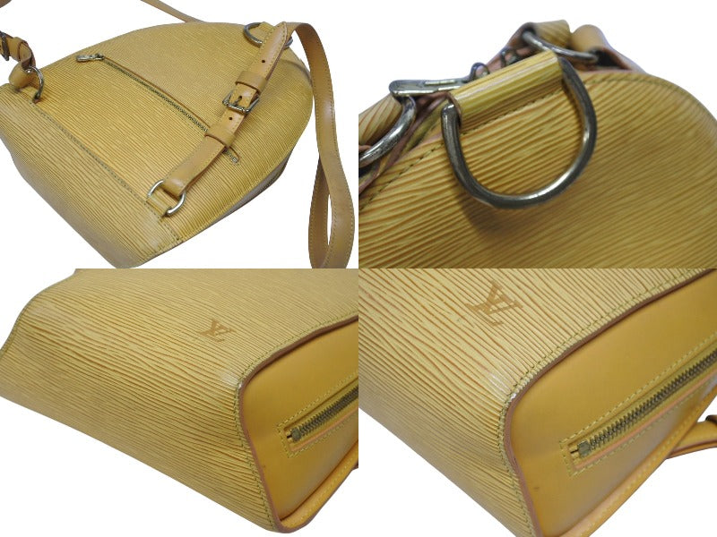 LOUIS VUITTON ルイヴィトン エピ マビヨン リュックサック バックパック M52239 エピレザー タッシリイエロー 美品 中古 4b005991