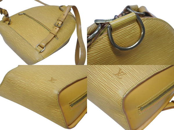 LOUIS VUITTON ルイヴィトン エピ マビヨン リュックサック バックパック M52239 エピレザー タッシリイエロー 美品 中古 4b005991