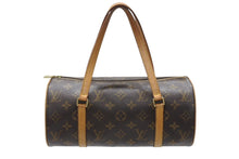 Load image into Gallery viewer, LOUIS VUITTON ルイヴィトン パピヨン26 ハンドバッグ M51366 モノグラム PVC レザー ブラウン ゴールド金具 美品 中古 4b005992