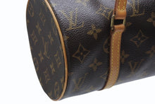 Load image into Gallery viewer, LOUIS VUITTON ルイヴィトン パピヨン26 ハンドバッグ M51366 モノグラム PVC レザー ブラウン ゴールド金具 美品 中古 4b005992