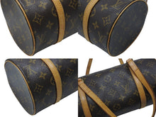 Load image into Gallery viewer, LOUIS VUITTON ルイヴィトン パピヨン26 ハンドバッグ M51366 モノグラム PVC レザー ブラウン ゴールド金具 美品 中古 4b005992