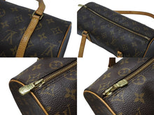 Load image into Gallery viewer, LOUIS VUITTON ルイヴィトン パピヨン26 ハンドバッグ M51366 モノグラム PVC レザー ブラウン ゴールド金具 美品 中古 4b005992