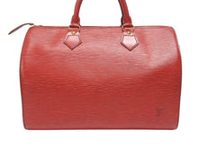 画像をギャラリービューアに読み込む, LOUIS VUITTON ルイヴィトン スピーディ30 ハンドバッグ M43007 エピ レザー カスティリアンレッド ゴールド金具 美品 中古 4b005995