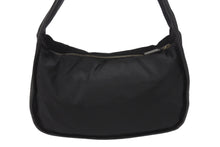 画像をギャラリービューアに読み込む, PRADA プラダ ワンショルダーバッグ ブラック ナイロン レザー ハンドバッグ BR0744 トライアングルロゴ 美品 中古 4b005997