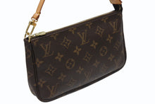 画像をギャラリービューアに読み込む, LOUIS VUITTON ルイヴィトン ポシェット アクセソワール アクセサリーポーチ M51980 モノグラム ブラウン レザー PVC 美品 中古 4b006003