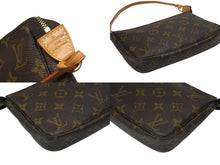 画像をギャラリービューアに読み込む, LOUIS VUITTON ルイヴィトン ポシェット アクセソワール アクセサリーポーチ M51980 モノグラム ブラウン レザー PVC 美品 中古 4b006003