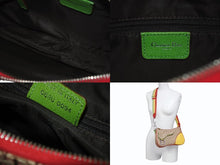 画像をギャラリービューアに読み込む, 極美品 Christian Dior クリスチャンディオール サドルバッグ ショルダーバッグ 08RU 0094 トロッター ラスタカラー ガリアーノ期 中古 4b006004