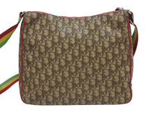 画像をギャラリービューアに読み込む, 極美品 Christian Dior クリスチャンディオール ショルダーバッグ BO A0074 トロッター ラスタカラー ブラウン ガリアーノ期 中古 4b006005